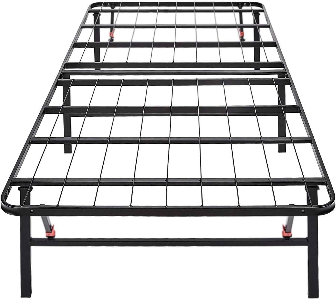 【特価商品】工具不要 6本脚サポート メタル ブラック, 簡単組立て シングル Amazon｜ベーシック ベッド フレーム シングル 簡単組立て メタル 6本