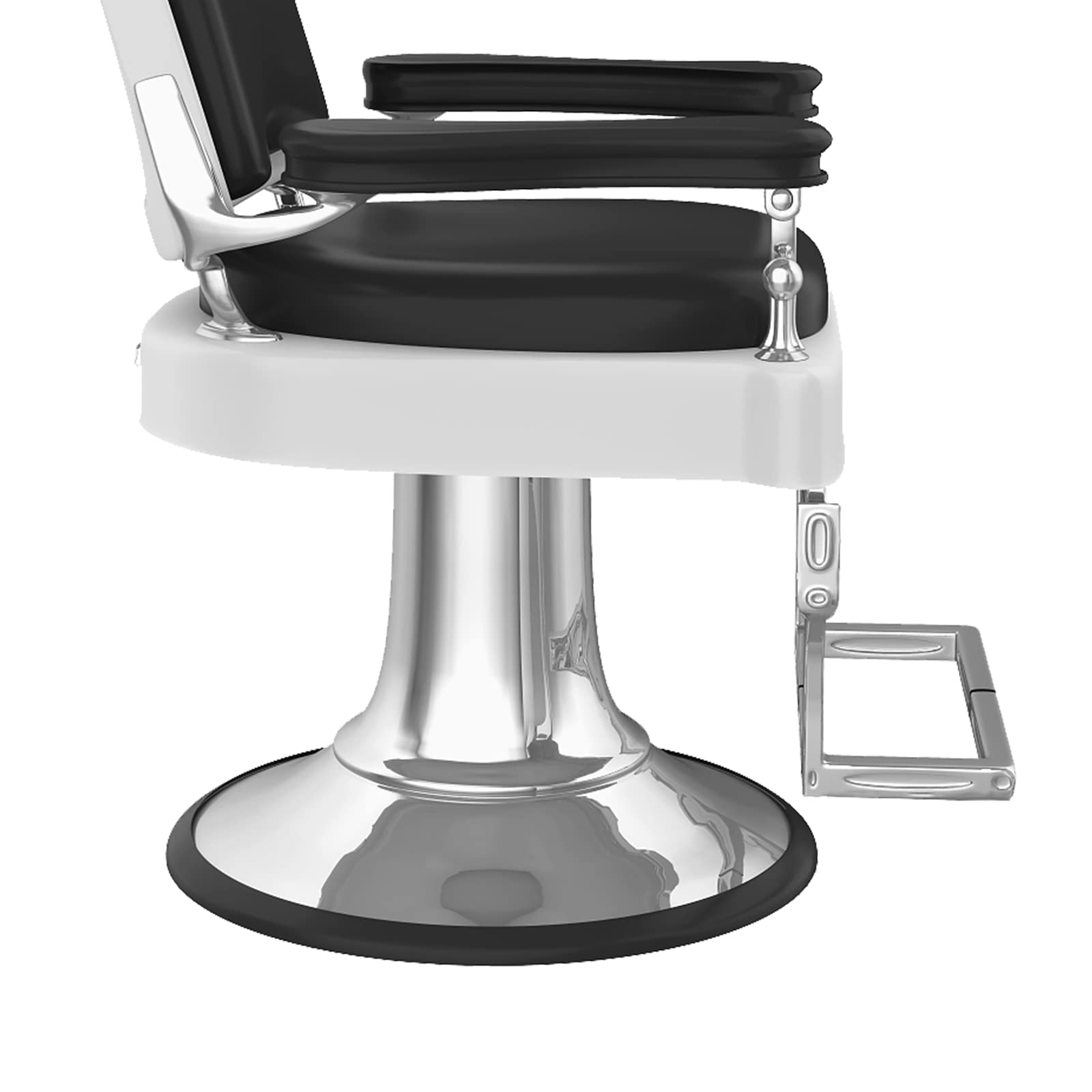 Anillo base de goma para silla de salón de 3 piezas, equipo de salón, junta de anillo de goma protectora, silla de estilo hidráulico con base de goma redonda 4