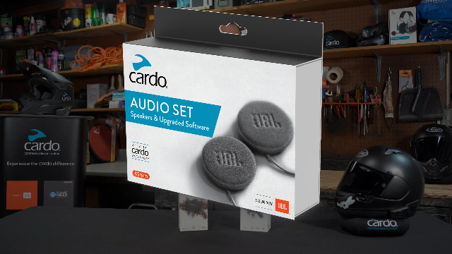 Cardo Motorcycle 45mm Audio Set, Works with Most Helmet Communicators (Black, Single Pack) Electronics