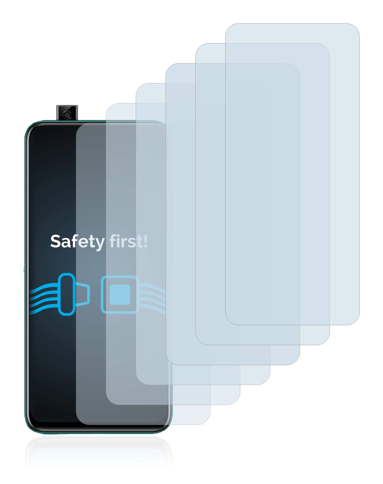 savvies 6 Pezzi Pellicola Protettiva per Huawei P smart 2019 / P smart+ 2019 Protezione Schermo Trasparente
