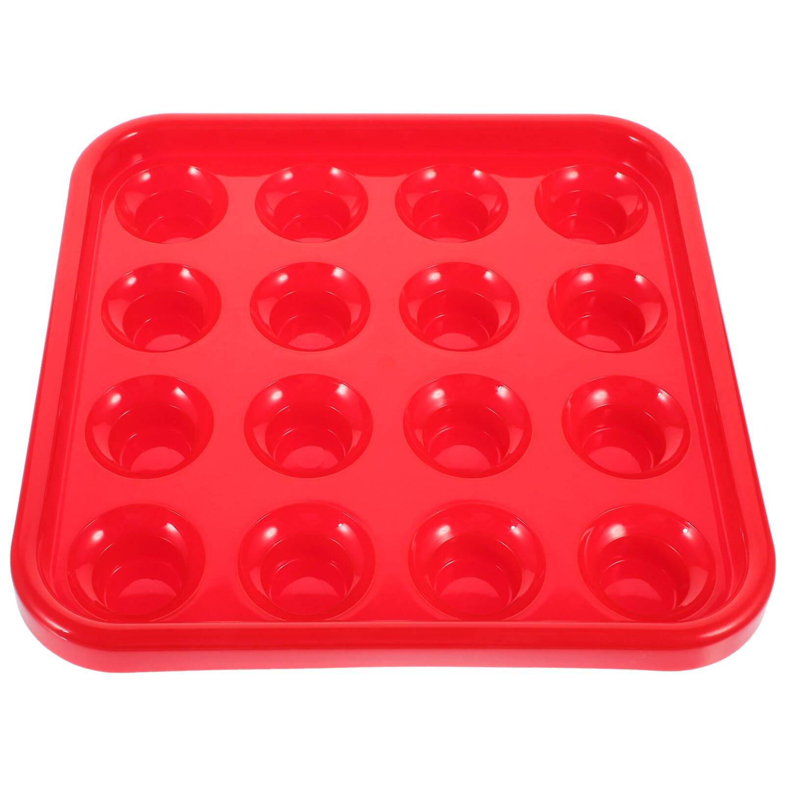 Sosoport Billiard Storage Tray Portable Billiard Tray Table Ball Storage Tray 16 Balls Tray Decorative Pool Ball Tray Plastic Billiard Carrying Tray Pool Ball Holder Plastic Billiard Tray