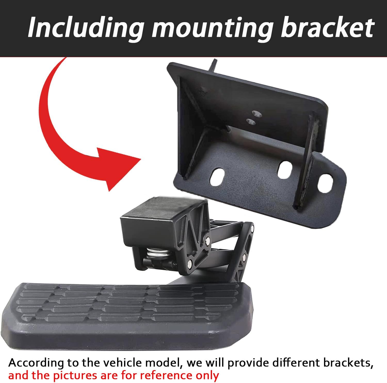 Truck Bed Step Side Retractable Bumper bedstep Folding Rear Tailgate Step Fits for Isuzu D-MAX DMAX 2012-2022