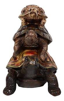 べっ甲、亀 Amazon.co.jp: Ebros Gift 本物そっくり 3 スタック