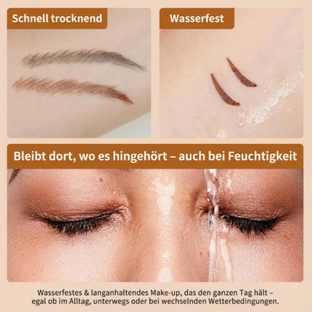 Aluvéa Eyeliner-Stift Wasserfest & Schweißfest, Schnell Trocknend Eyeliner Stempel Set - Natürlich, Lang Anhaltend, One - Touch - Formung - Augen Make - Up Tool für Party & Unterwegs
