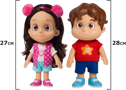 Kit de bonecos JP e Maria Clara