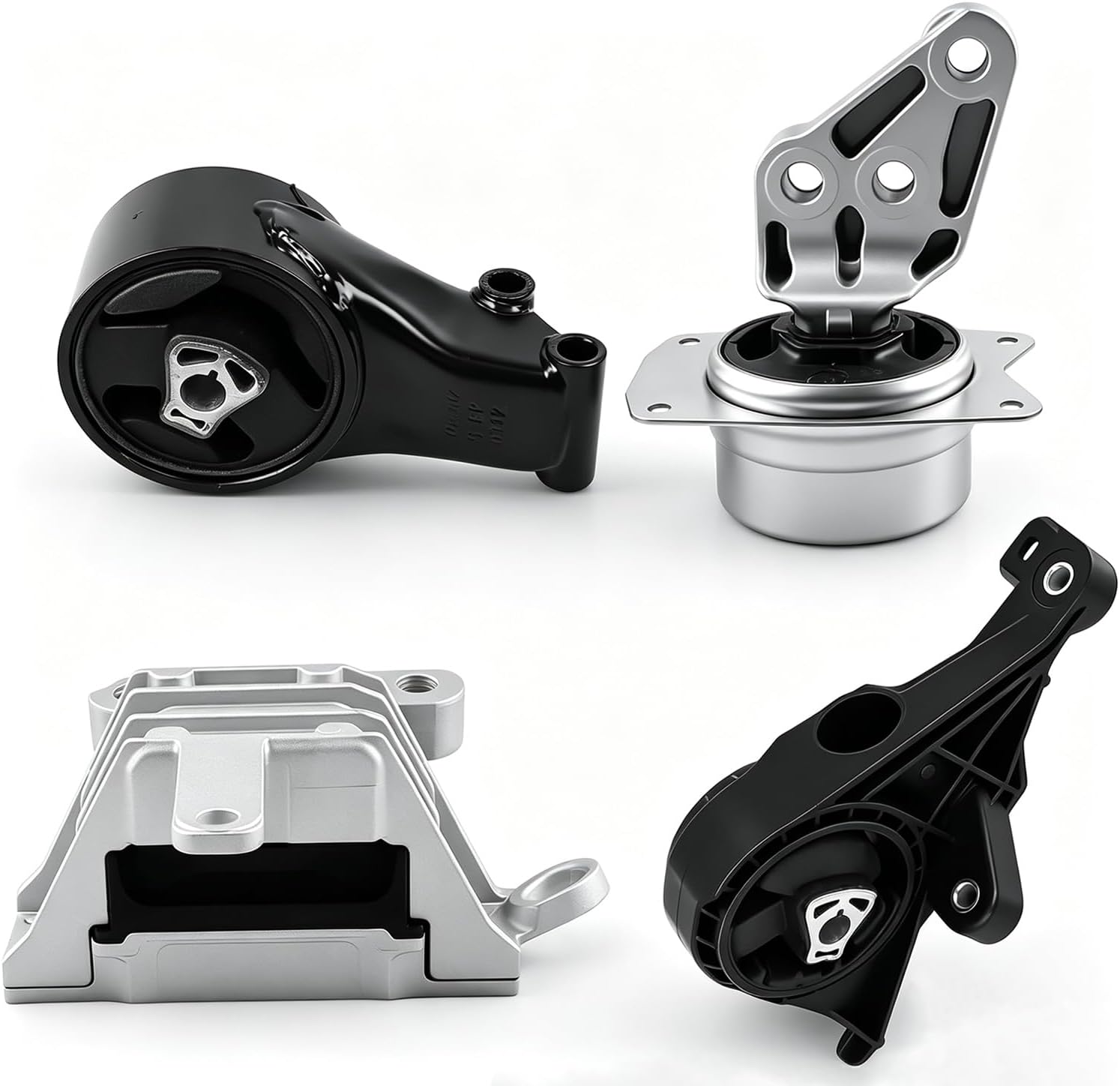 4pcs Engine Motor Mount & Transmission Mount, for Buick Regal 2014-2017, for Chevy Malibu 2013-2015, L4 2.0L-Automatic Transmission Only, Replace# A5502 A5676 A5530 A5719