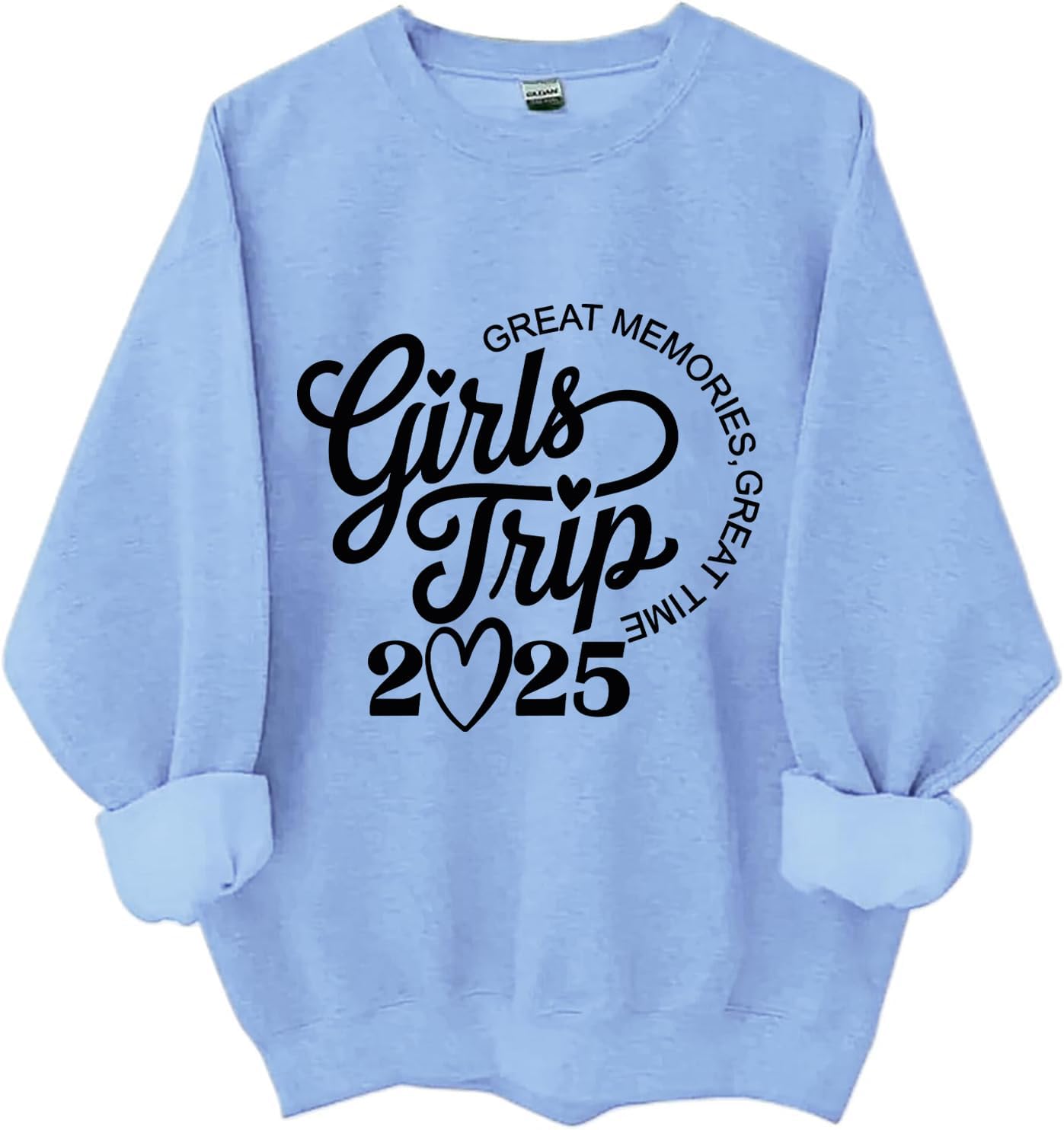 Girls Trip 2025 Sweatshirt, Girls Trip Shirts For Women 2025 Great Memories Long Sleeve Tops