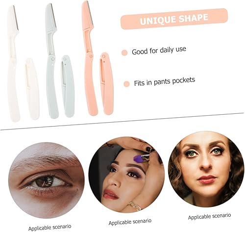 Miniatura 5 de Mipcase Kit de cosmetología de 12 piezas para hombre, kit de aseo para hombres, afeitadora facial para mujeres, afeitadora de cejas para mujer,