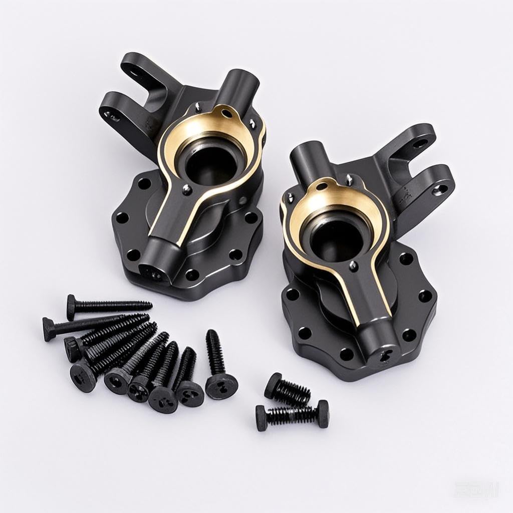 TRX4 TRX6 Brass Weight System Black Coating Portal Axle Housing Upgrade Parts for 1/10 RC Crawler (B)