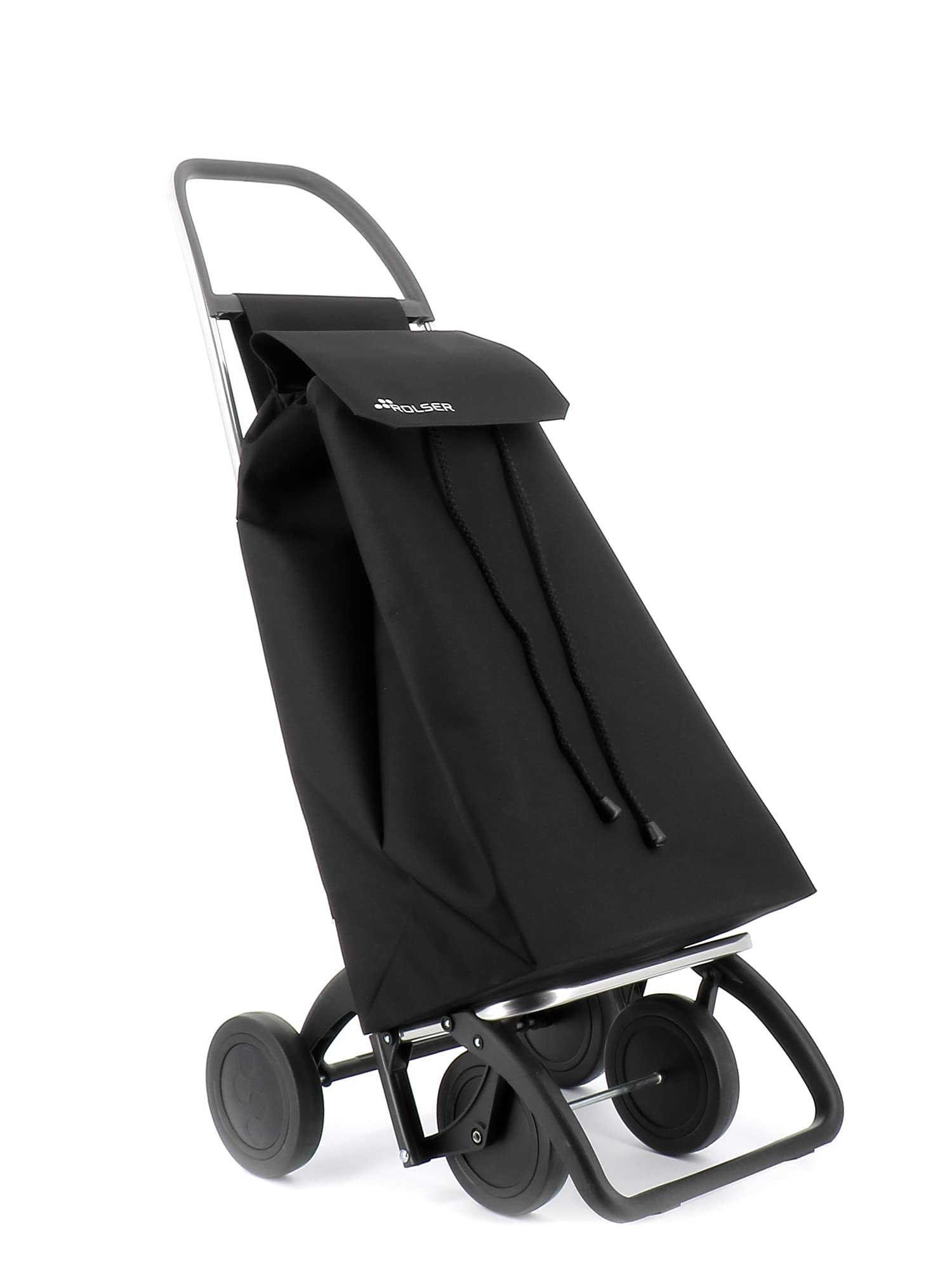Carro Rolser Saquet LN 4 Ruedas - Negro