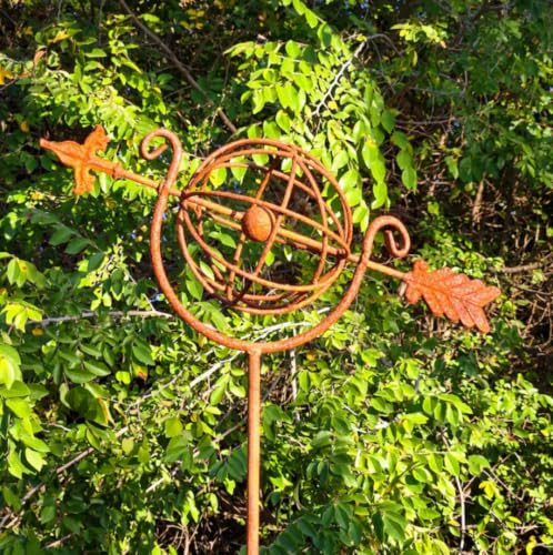 Vintage Armillary Garden Stake image