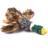 RayLineDo Classic Dog Toys Stuffed Squeaking Duck Dog Toy Plush Puppy Honking Duck for Dogs&lpar;Random Color&rpar;