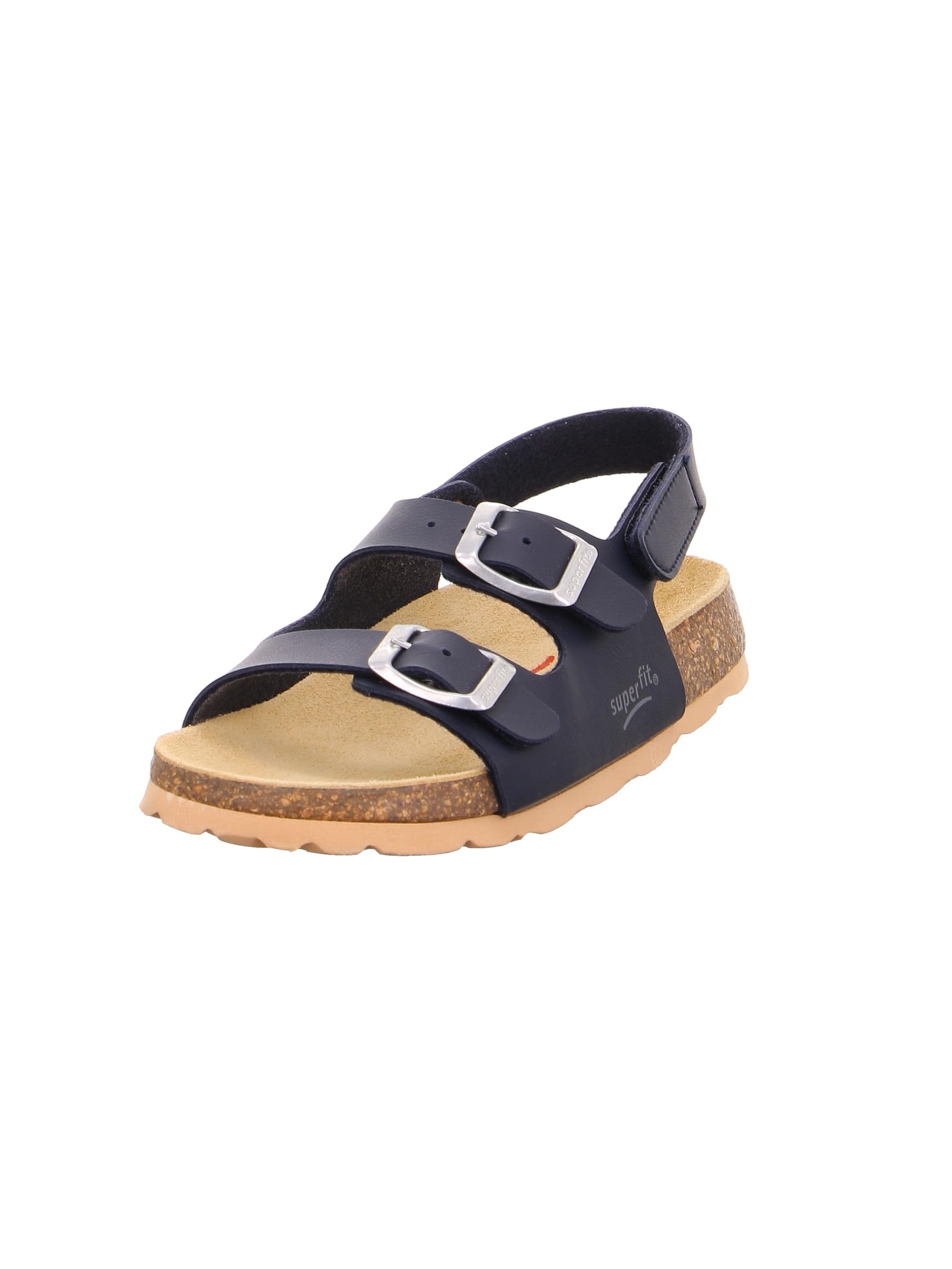 Superfit Boy's Footbed Sandals, Ocean Black, 1 UK Child