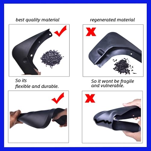 Miniatura 4 de Guardabarros de coche Accesorios Guardabarros para toyotas Land Cruiser Prado LC150 FJ150 150 2010  2019 2015 Accesorios de coche Mudflap