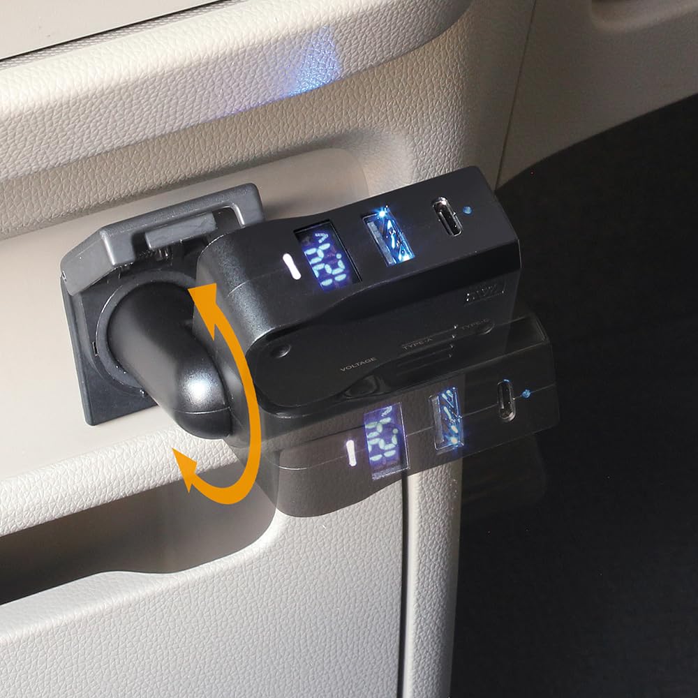 Amazon | 槌屋ヤック(Tsuchiya Yac) 車内用品 増設 ソケット