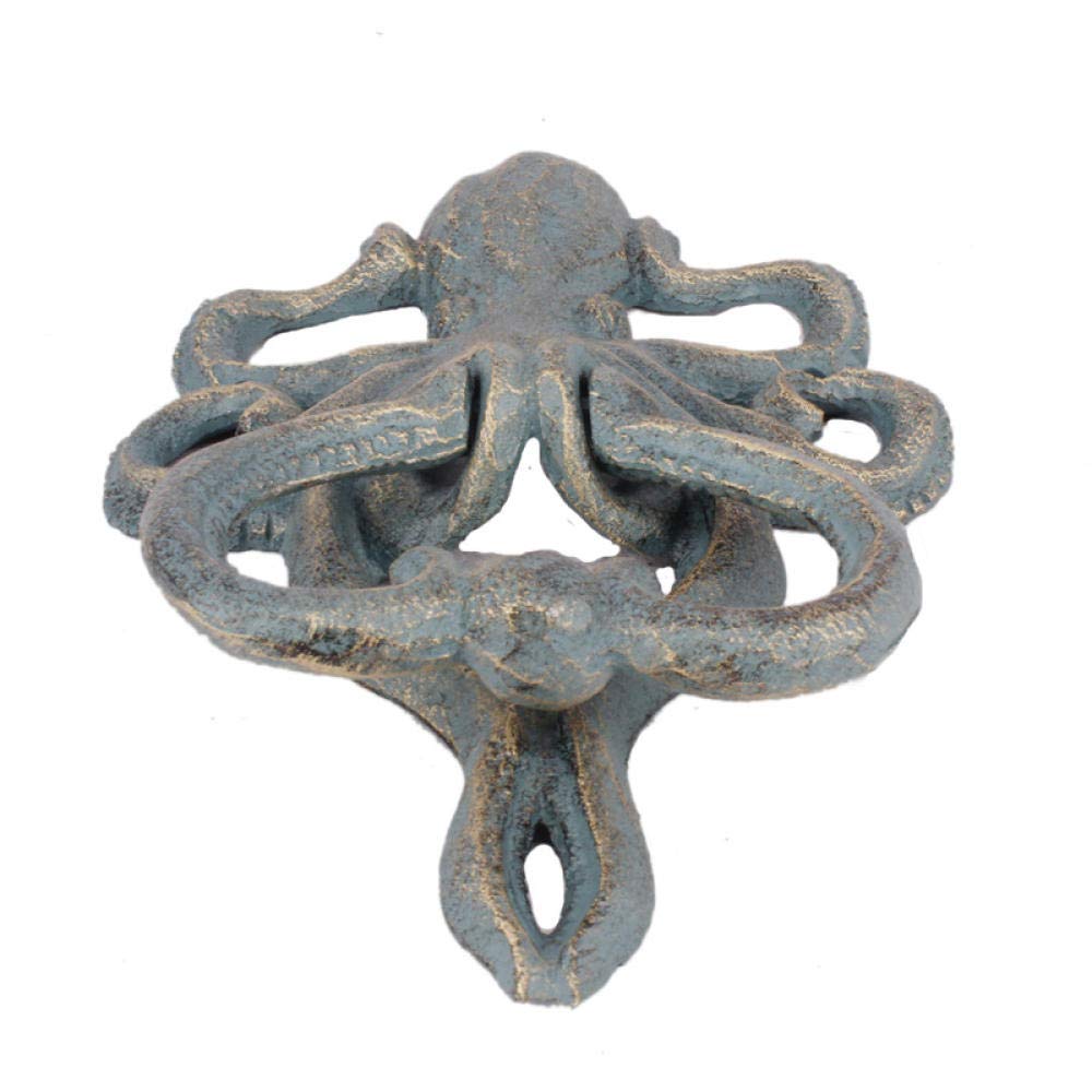 Poulpe de porte frapper en metal lourd decorative pour portail de style europeen