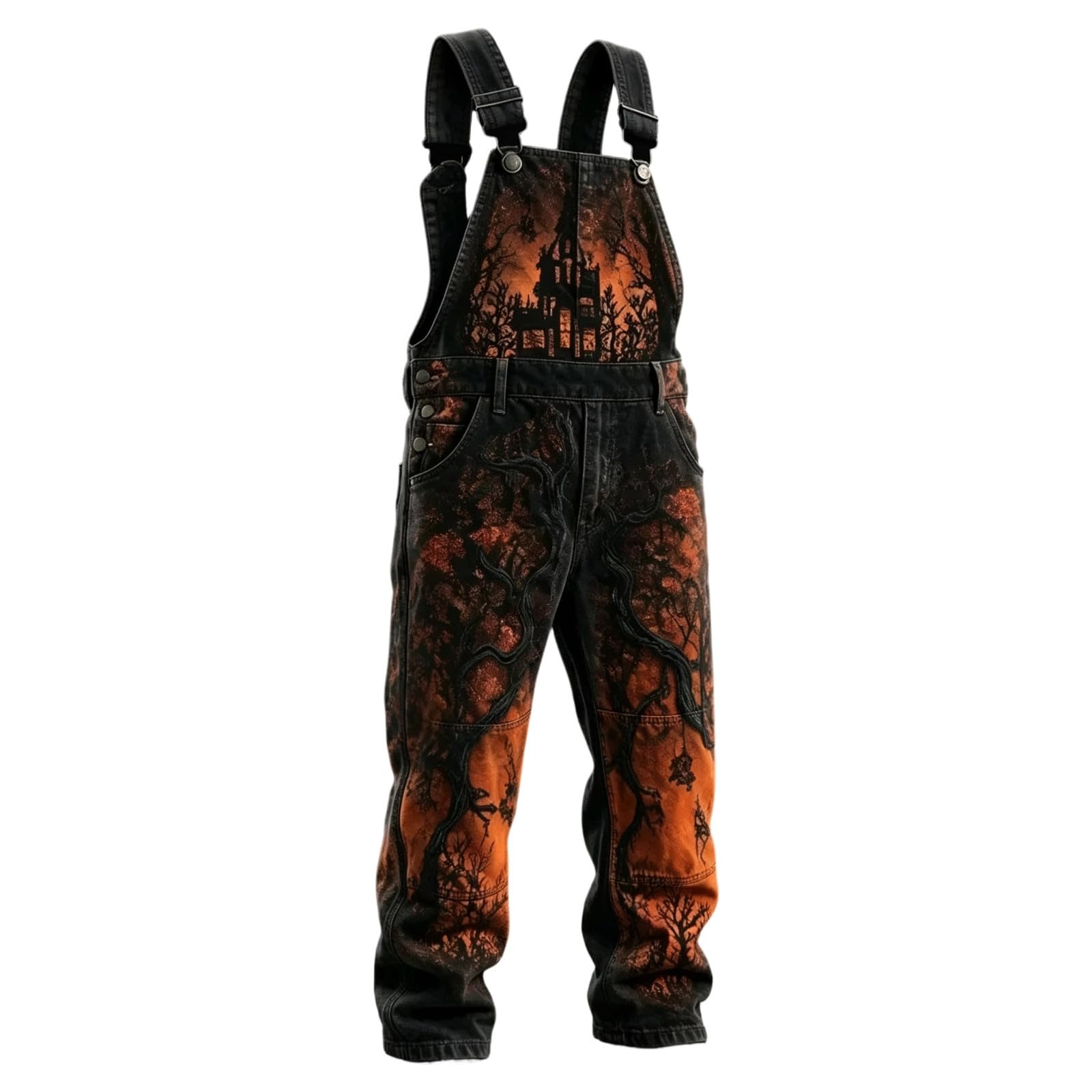 Générique Pantalone casual Uomo Spalline stampate Taglio Moderno Confortevole Quotidiano Elegante Vestibilità Versatile Abbigliamento casual Pantaloni Casual Urban