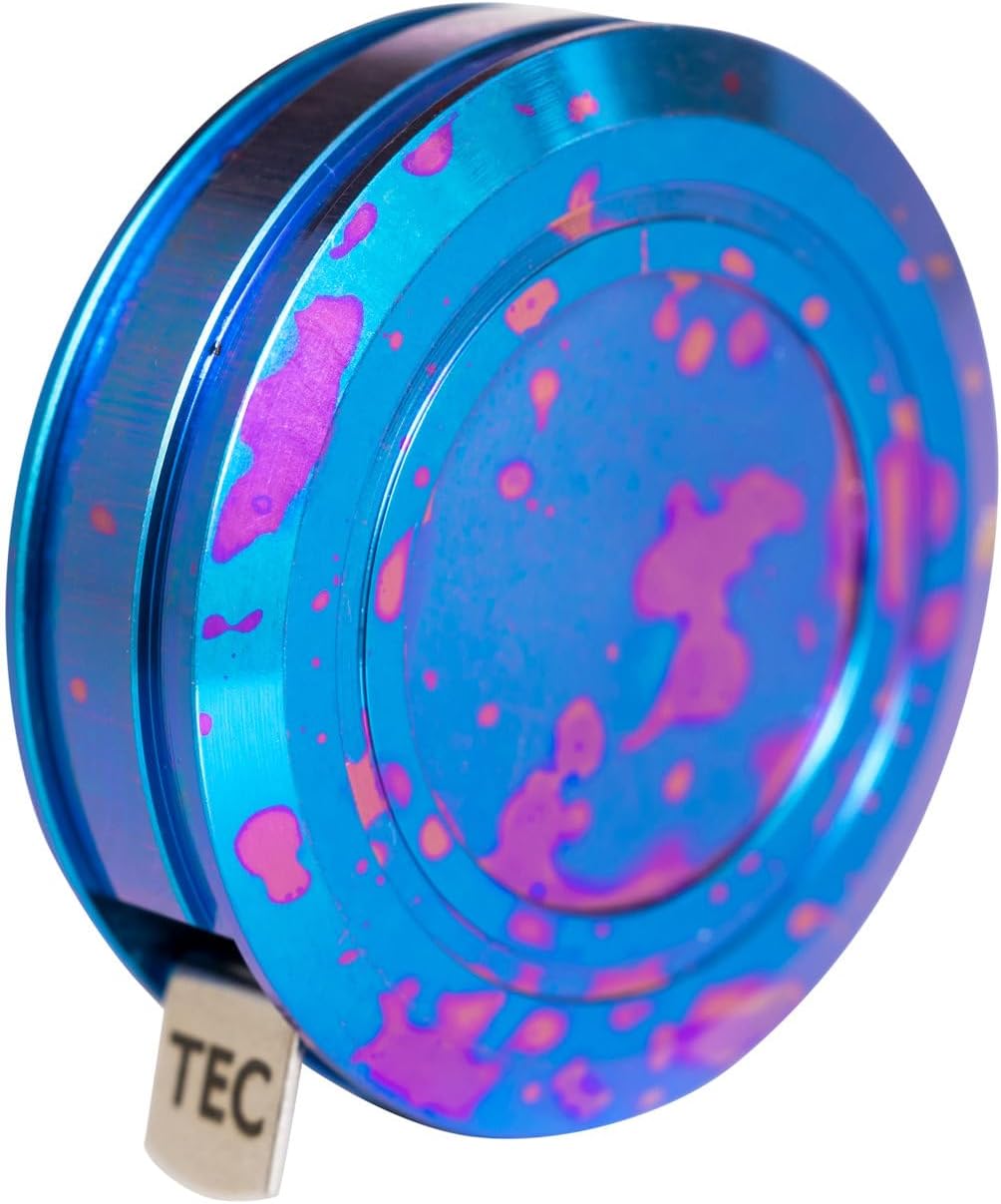 Ti-Tape Titanium Tape Measure (Teal-Magenta Splash Anodized)