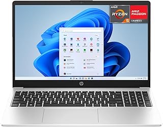 HP Laptop 255 G10 AMD Ryzen 5 7530U 16GB SSD 512GB 15.6" Teclado Español Ideal para Estudio y Trabajo