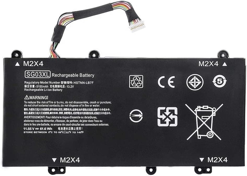11.55V 3610mAh 41.5Wh SG03XL 849315-850 TPN-I126 849049-421 HSTNN-LB7F HSTNN-LB7E Replacement Laptop Battery Compatible with HP Envy M7 M7-U000 M7-U009DX 17-U000 17t-U000 17-U011NR Series