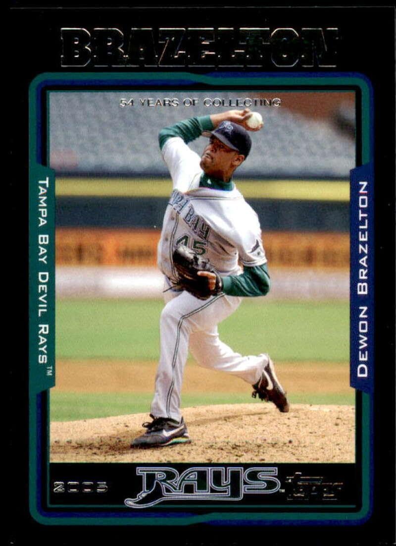 Dewon Brazelton Card 2005 Topps #556 - Slabbed Baseball Cards
