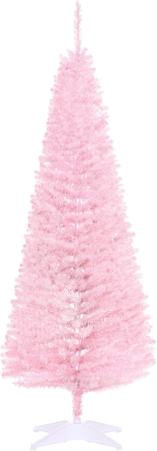 5' Artificial Pencil Christmas Tree, Slim Xmas Tree