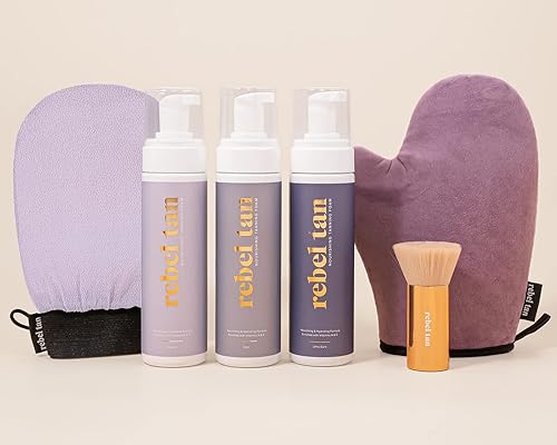 Miniatura 8 de Rebel Tan Brocha de base kabuki vegana  Brocha Kabuki diseñada para mezclar líquidos, crema, polvo y rubor. Pincel de maquillaje plano superior que