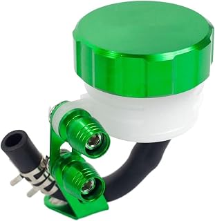 MEFESE Motorcycle Brake Fluid Reservoir Clutch Tank Oil Fluid Cup Compatible with YZF-R6 YZF R6 YZFR6 1999-2013 2014 2015 2016 2017 2018 (Color : Green)