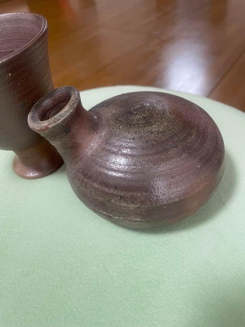 ビールグラス 手作り陶器 ペン立て