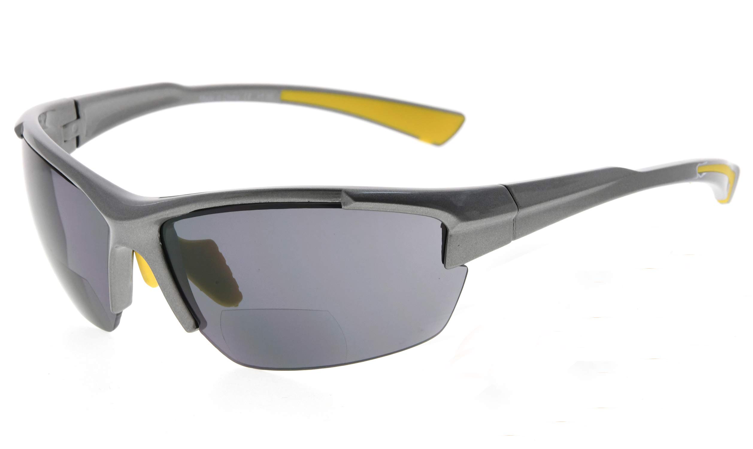 Eyekepper Bifocal Sunglasses for Women Men 3.0, Pearly Grey