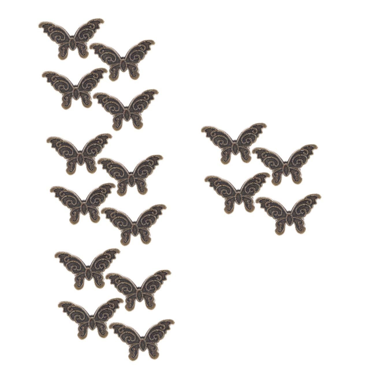 LALAFINA 16pezzi Clip Forma Di Farfalla Di Fermagli Per Documenti e Foto Eleganti e Versatili Per Ufficio e Decorazioni Vintage e Compatti