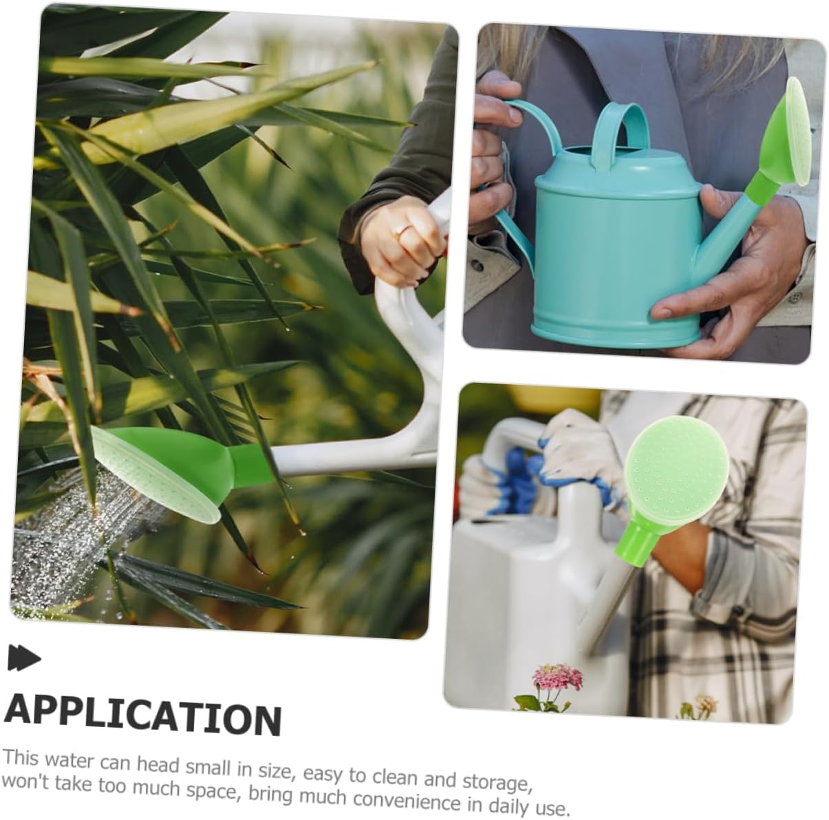 2pcs Simple Watering Spout Nozzles for Sprinkler Heads Plant Mister Spray Bottle Hose Nozzle Watering Can for Indoor Plants