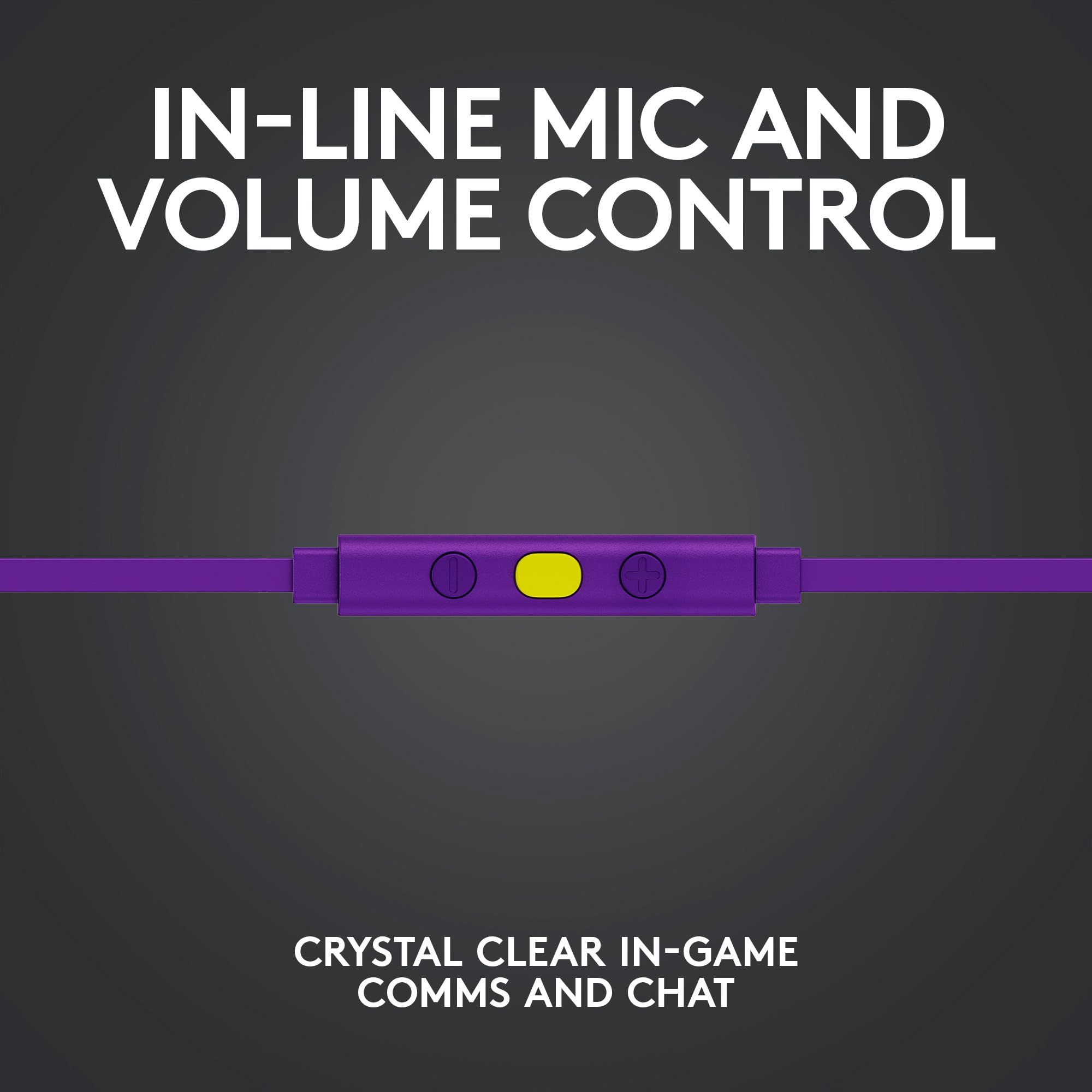 Logitech - G333 in-Ear Gaming Headphones Purple