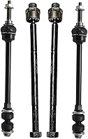 Vista 343 de Detroit Axle - Kit de suspensión delantera de 10 piezas para Chevrolet Trailblazer GMC Envoy 2004-2007 2005 2006 Soportes de brazo de control