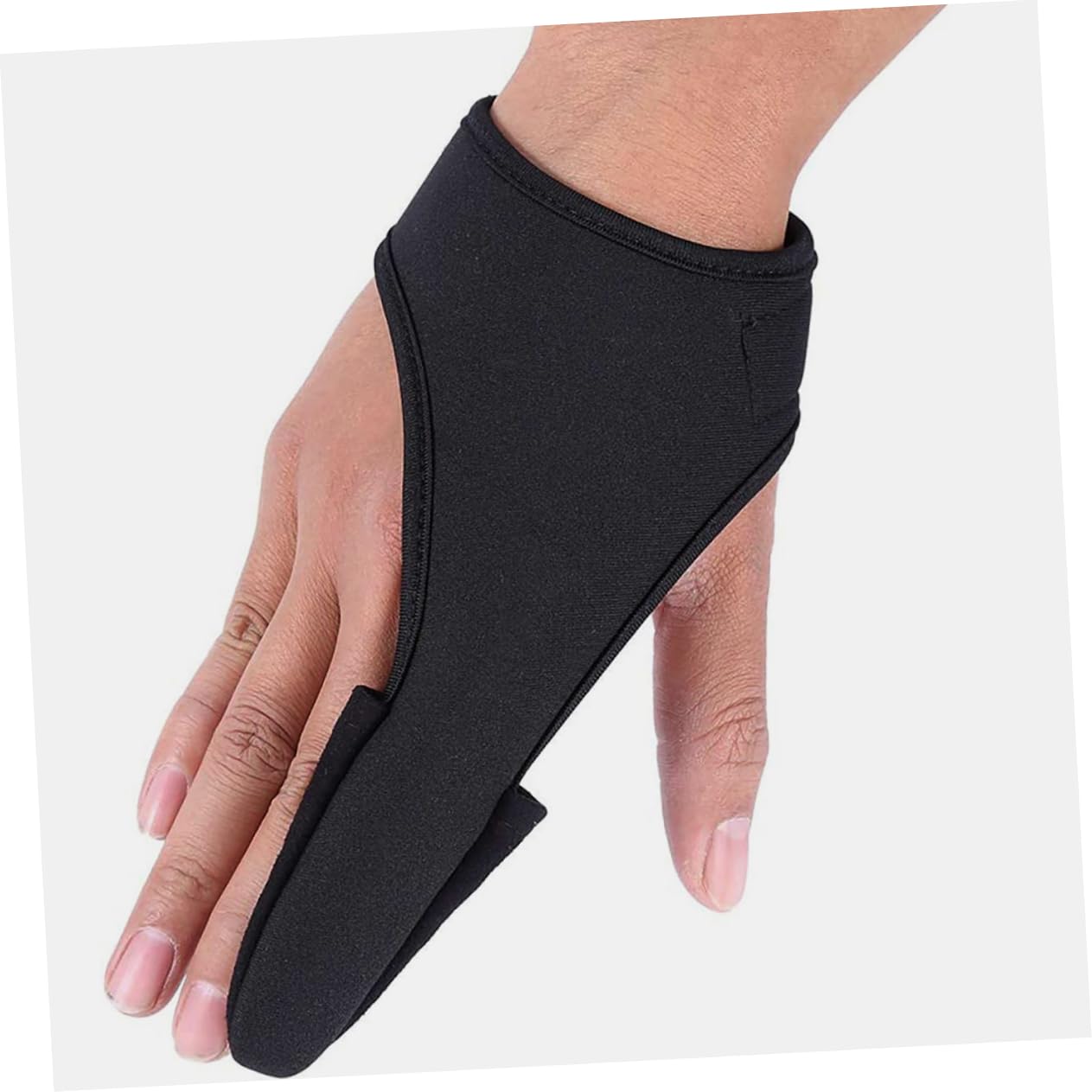 TOYANDONA 5 Pezzi Guanti Antiscivolo Guanti Da Pesce Leggero Casting Copertina Gestione Dito Protettori Guanti Da Pesca Uomo Acqua Salata Guanto Uv Pescare Senza Dita Nero Pelle Di Pecora