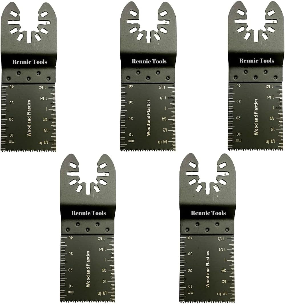 35mm Wood Cutter Saw Blades Set Compatible with Dremel Fein Multimaster Makita Etc Oscillating Multi Tool Pack of 5