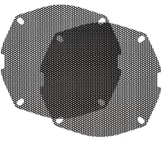 Hogtunes SGF Grill-AA Replacement Front Speaker Grilles for 1996-2013 Harley-Davidson FLH Touring Models