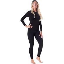 Thermal Underwear Women Long Johns Womens Thermals Top Bottom Set Fleece Lined Under Wear Clothes Base Layer Thermals