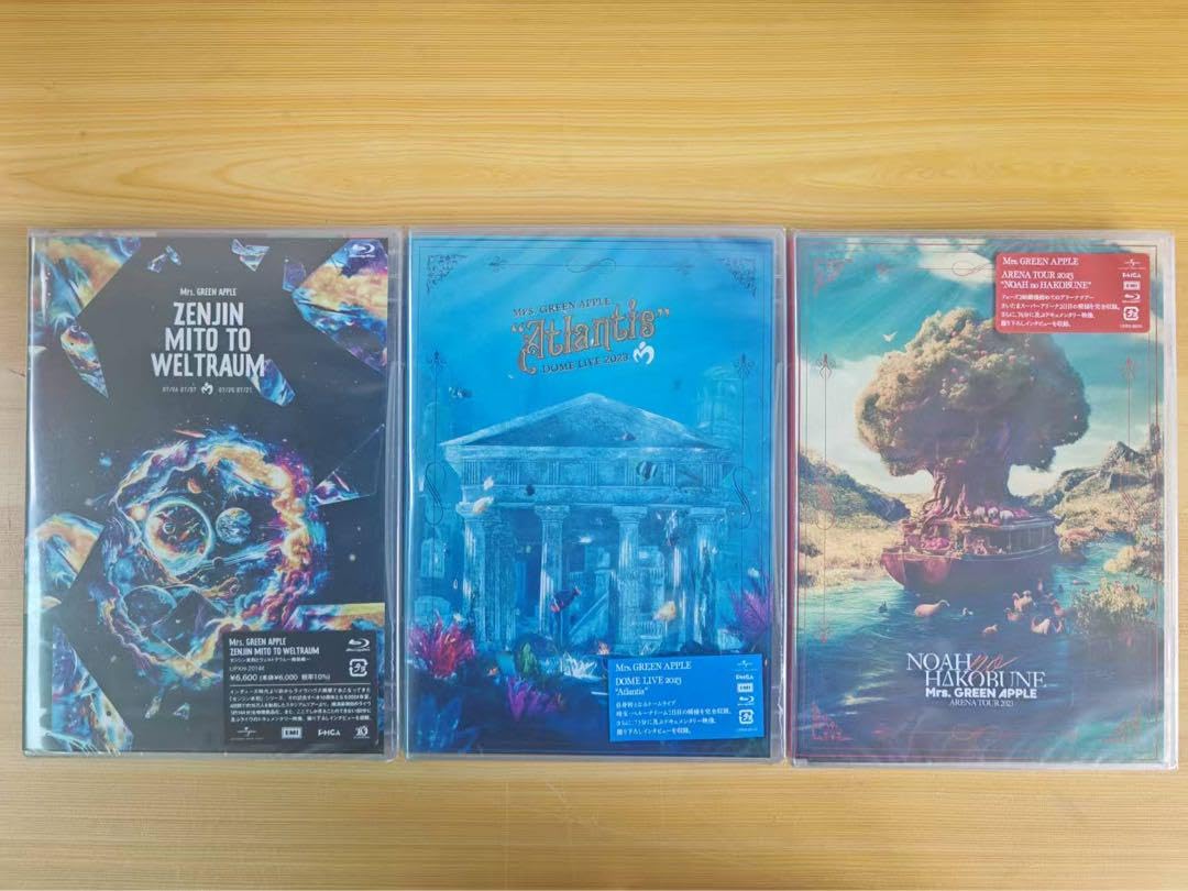 Mrs.GREEN APPLE 通常版 Blu-ray 3作品 Amazon.co.jp: Mrs. GREEN APPLE 通常盤 Blu-ray 3作品 : おもちゃ