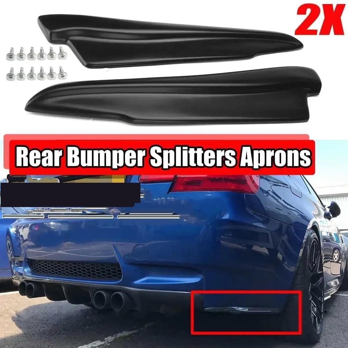 Amazon | サイド スポイラー 52 センチメートル 2x 唇 E90 E91 E91 E92