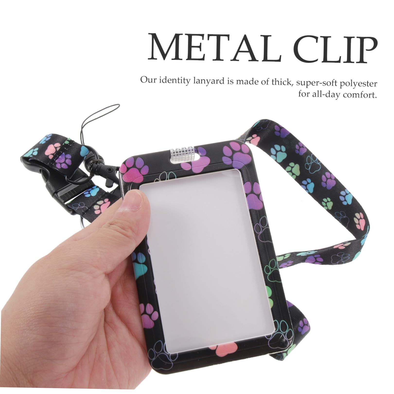 STOBOK 3pezzi Con Lanyard Portadocumenti Resistente Con Per Id Badge Insegnanti Studenti e Professionisti