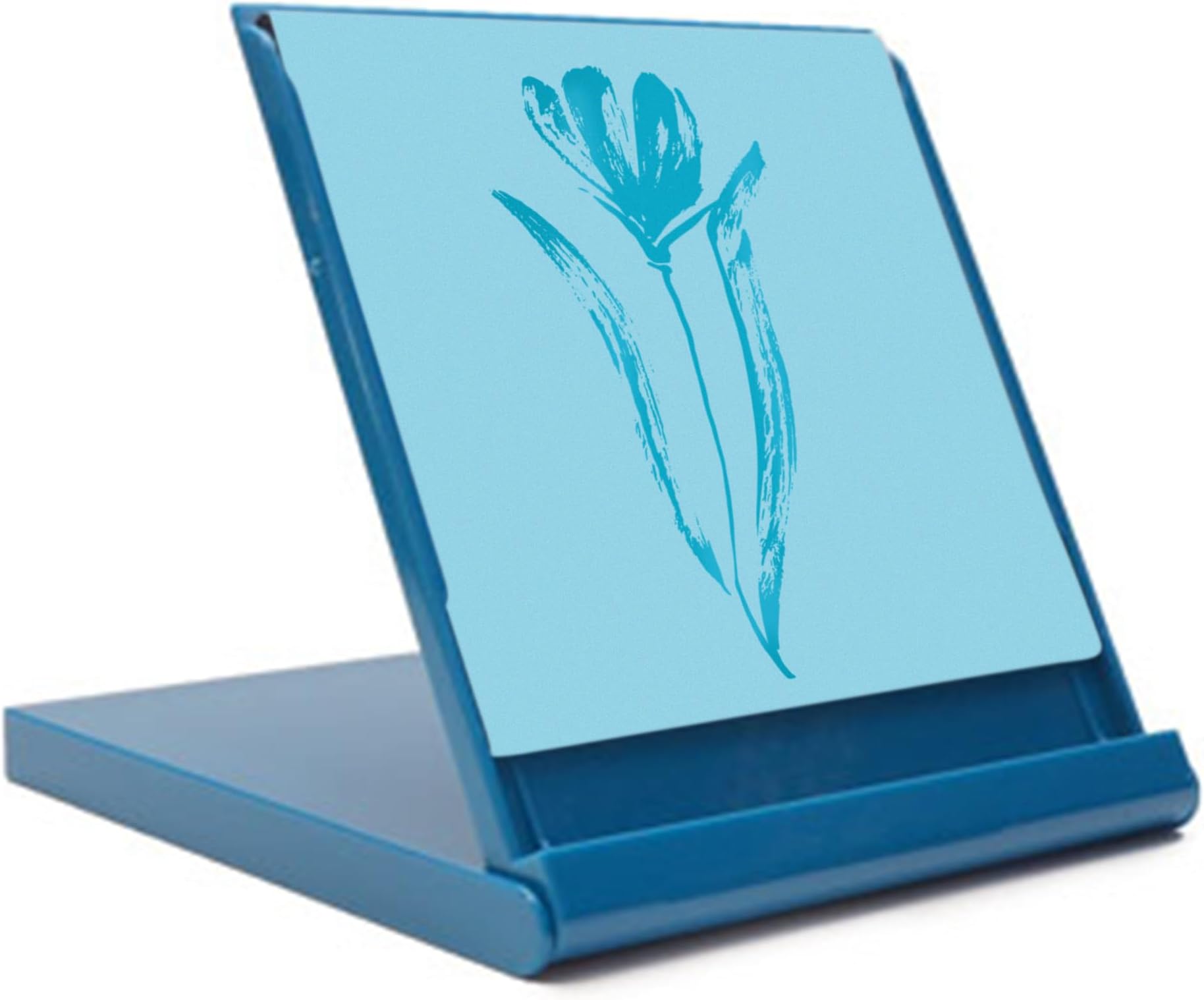 Buddha Board Mini Art Set: Water Drawing Writing Board w/Mini Water Brush for Mindfulness & Meditation – Zen Based Drawing Board - Painting & Art Supplies – Ideal Relaxation Gifts (5” x 5”,Aqua)