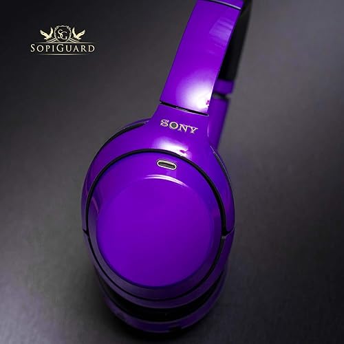 Miniatura 2 de SopiGuard Skin for DJI Mavic Air 2 - Juego completo de calcomanías de vinilo de precisión + controlador + 3 fundas de batería (morado brillante)