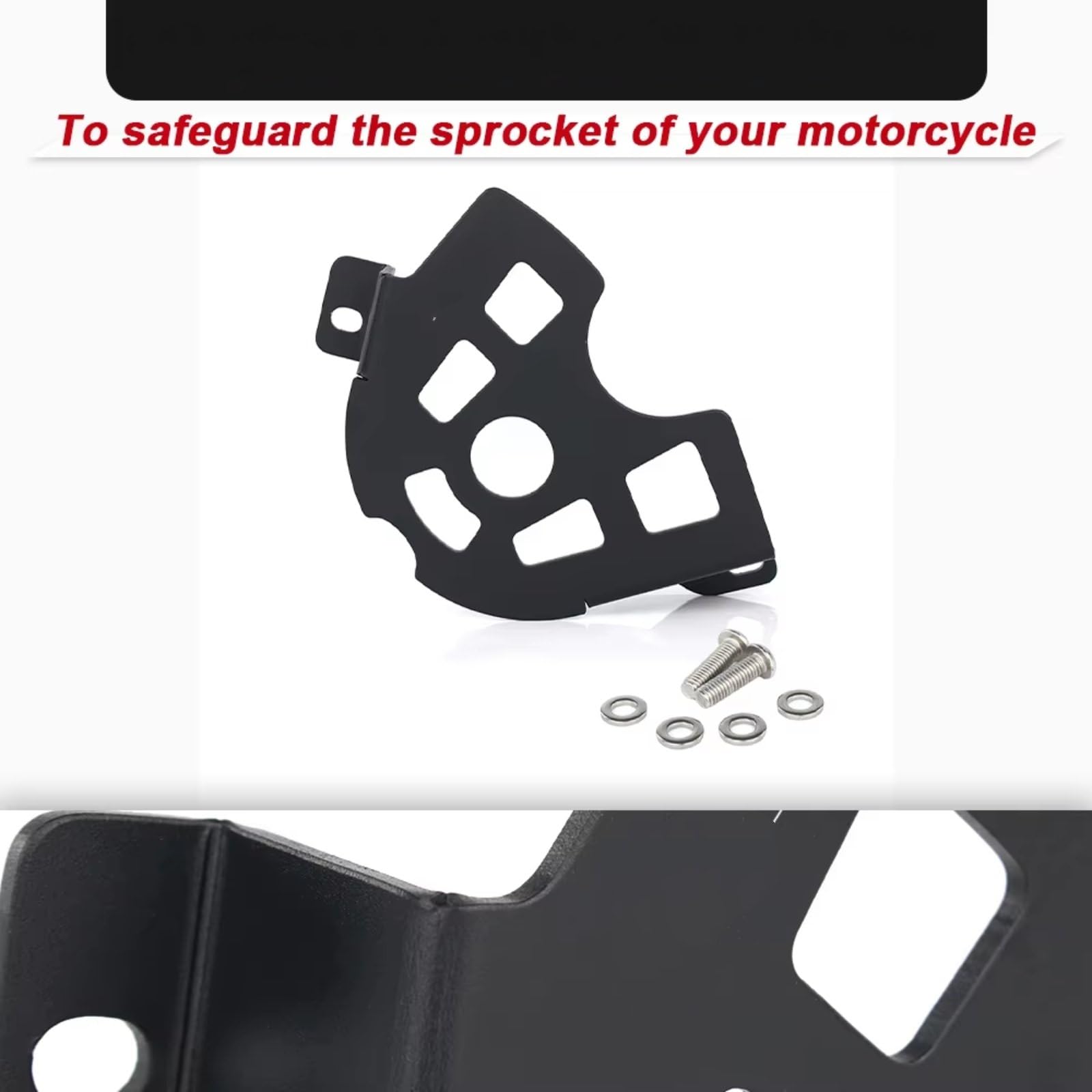 Cubierta de piñón Delantero de Motocicleta para XR150L 2014-2024 Cubierta Piñón motocicleta | Evita arañazos causados ​​por piedras voladoras y sirve como componente protector fiable.
