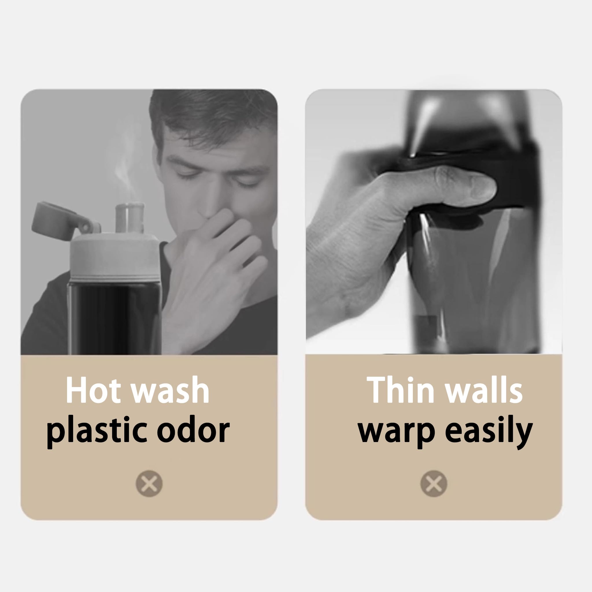 Duża butelka na wodę dla ludzi i psów, podwójna, plastikowa butelka na wodę dla psa, przenośna z odłączaną miską, szczelna konstrukcja, do wędrówek na świeżym powietrzu, w podróż, czarna
