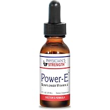 Physician's Strength Power-E - 1 fl oz - Sunflower Vitamin E - Soy Free & Non-GMO - 86 Servings