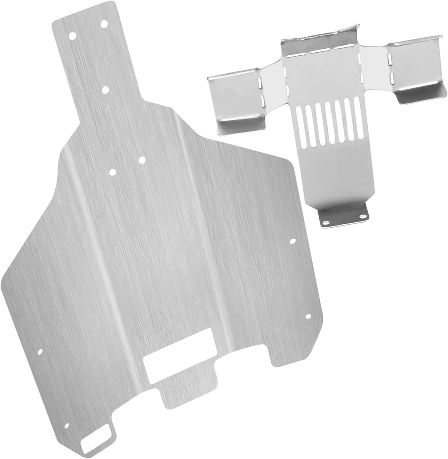 Stainless Steel RC Skid Plate RC Chassis Armor Axle Armor Protector Guard Compatible with Wltoys 12428 12429 12423 1/12 RC Crawler Car