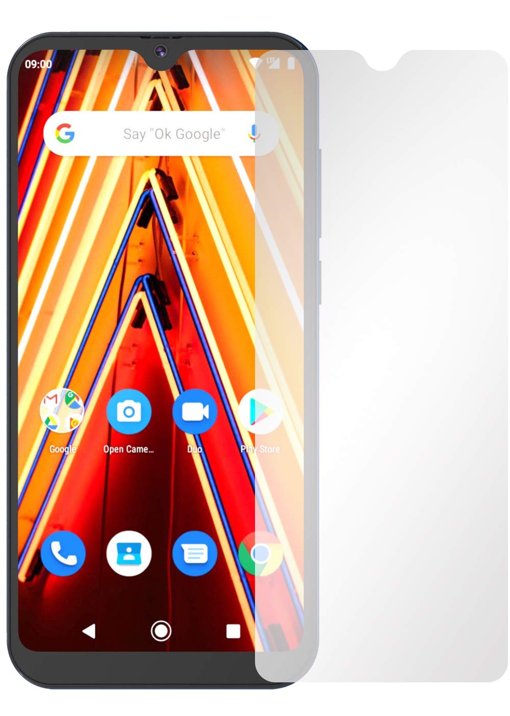 Slabo 2 x Pellicola Protettiva per Display Archos Platinum 50b Protezione Display No Reflexion|Anti-Riflesso Opaca - Senza riflesso Made in Germany
