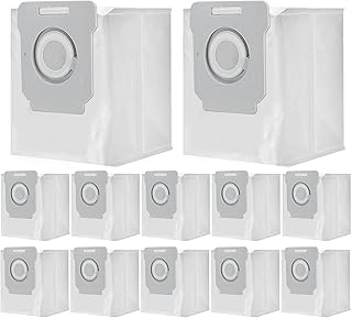 12 Packs Vacuum Bags for iRobot Roomba i7 i7+ j7 j7+/Plus (7550) i3 i3+ (3550) i4 i4+(4552) i6 i6+ (6550) i8 i8+ (8550) s9 s9+ (9550) i & j & s Series Clean Base Automatic Dirt Disposal Bags