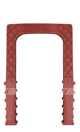 WI PVC Foot Steps Suitable for Under Construction Sites, UG Sump Tank, Swimming Pools, Over Head Tanks & Man Holes Size-12MM (Pack of 10)